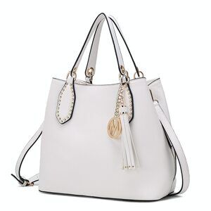 2123 Lana Hobo Bag  Vegan Leather Tassel Shoulder Bag Handbag Purse
